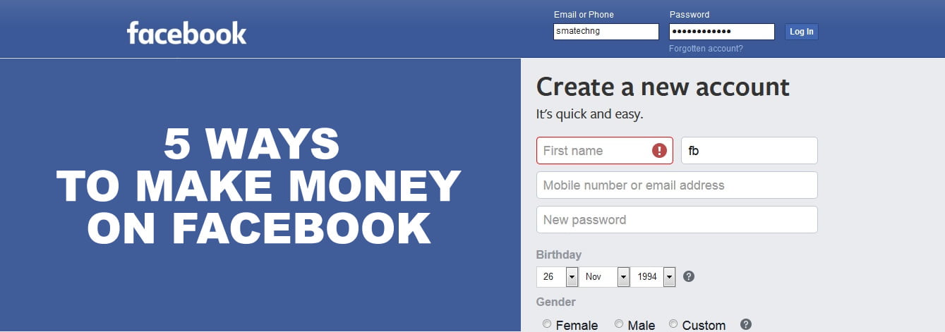 You are currently viewing How to Make Money with Facebook